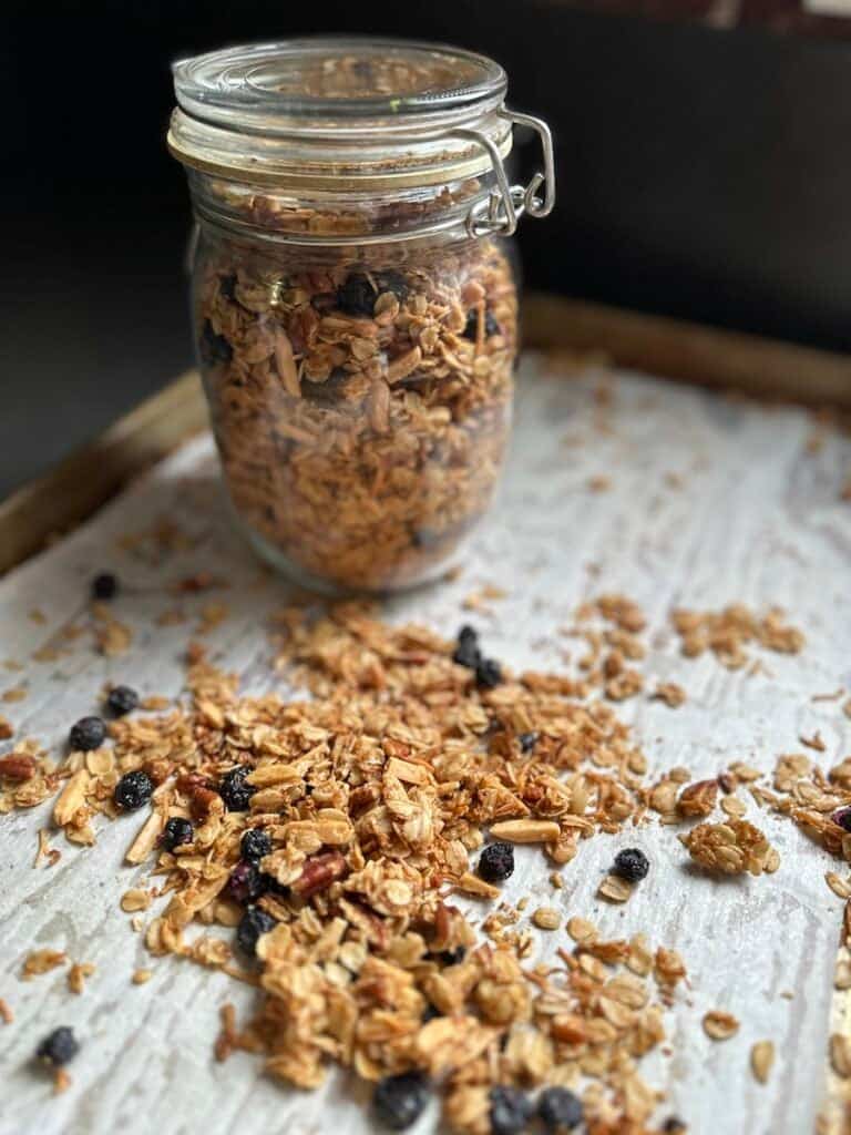 Stored Baked Granola