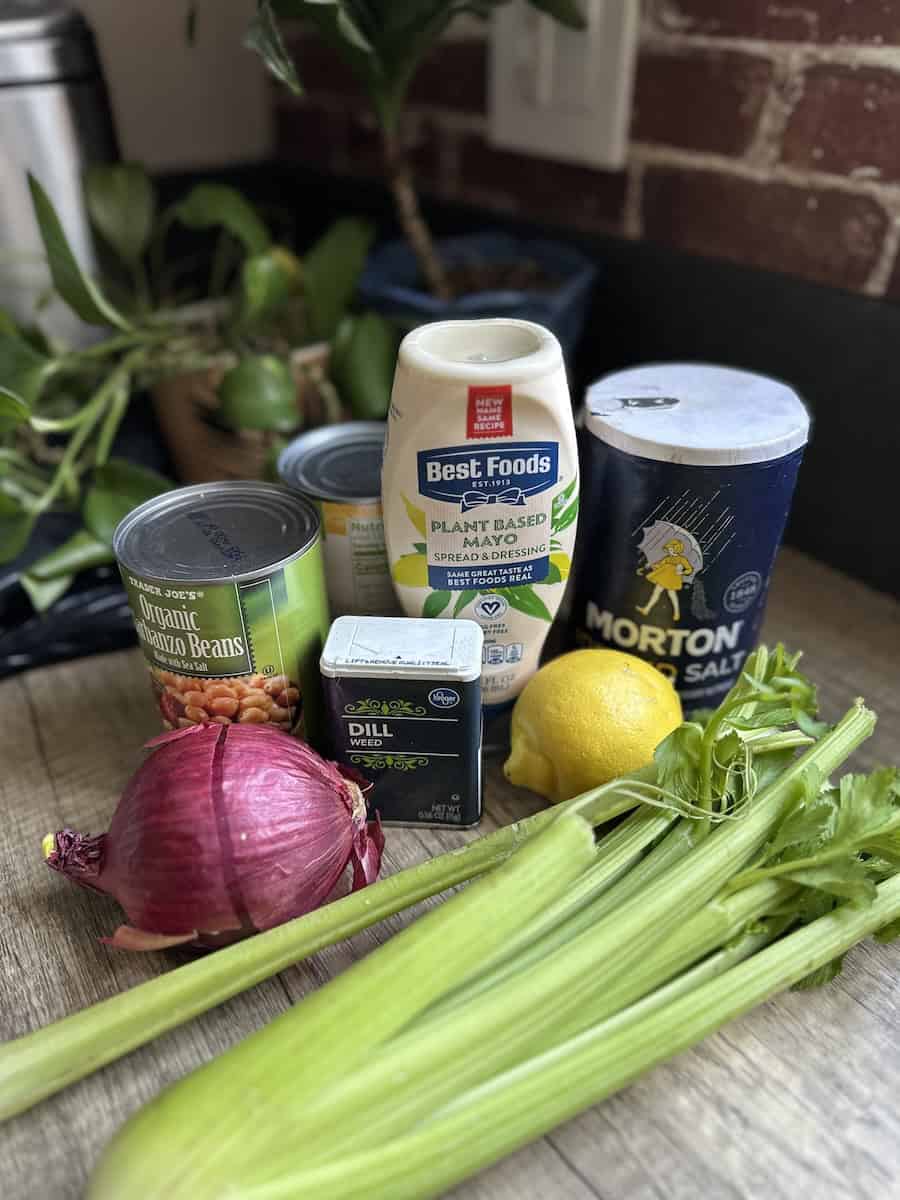 vegan chickpea salad 3